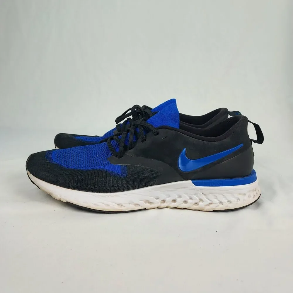 Nike Revolution 5 Mens 13 Running Sneakers Black Blue Lightweight Shoes